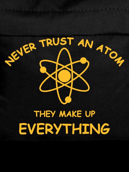 Never trust an atom