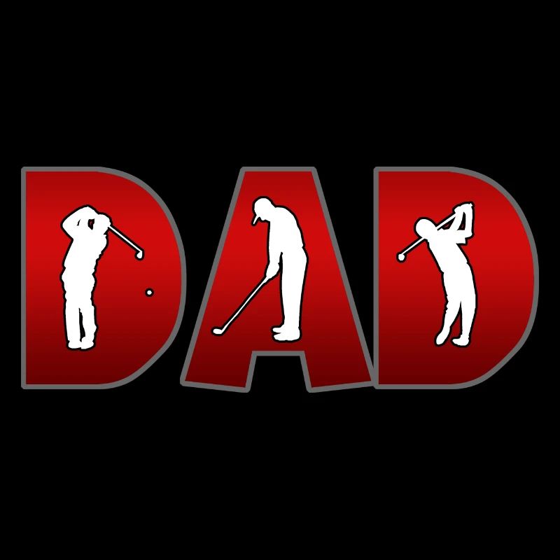 Golf Golfing Golfer DAD