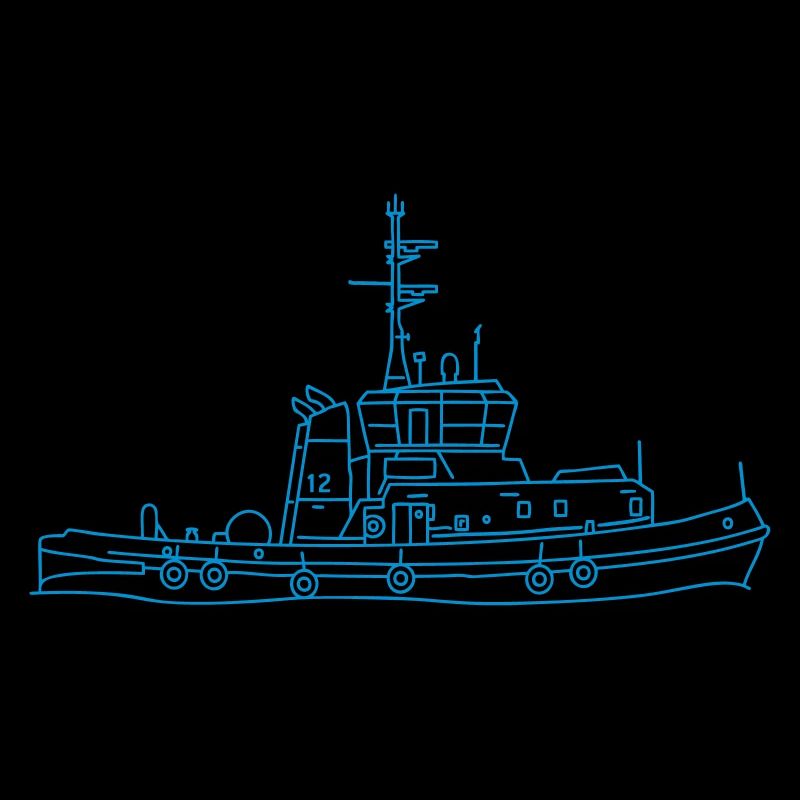 Tug or towing boat