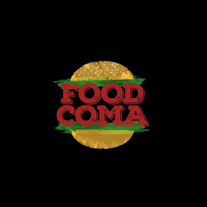 Food Coma Hamburger fast food