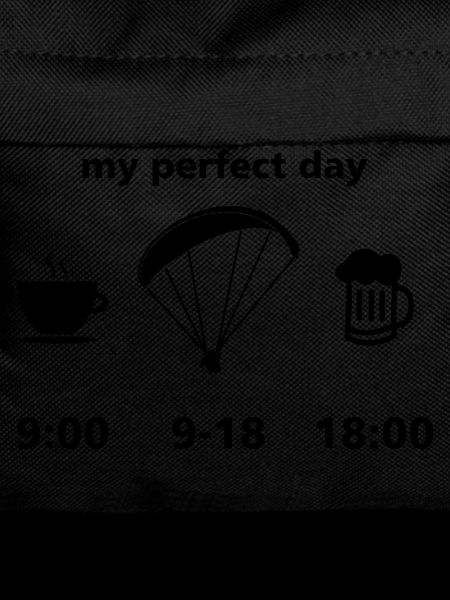 perfect paragliding day
