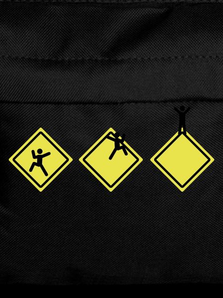climbing roadsigns