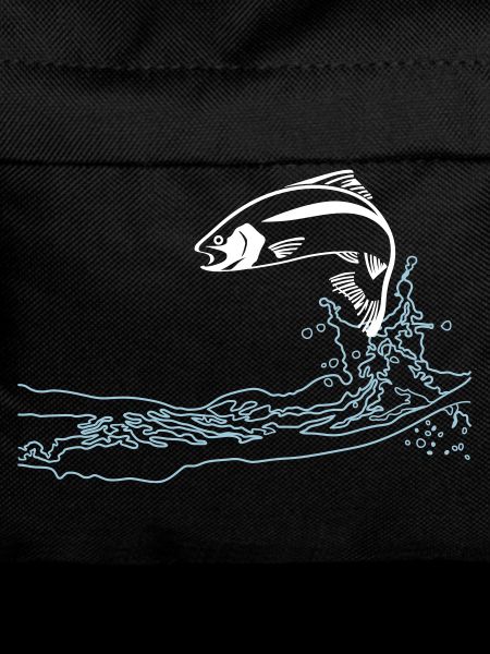 jumping trout