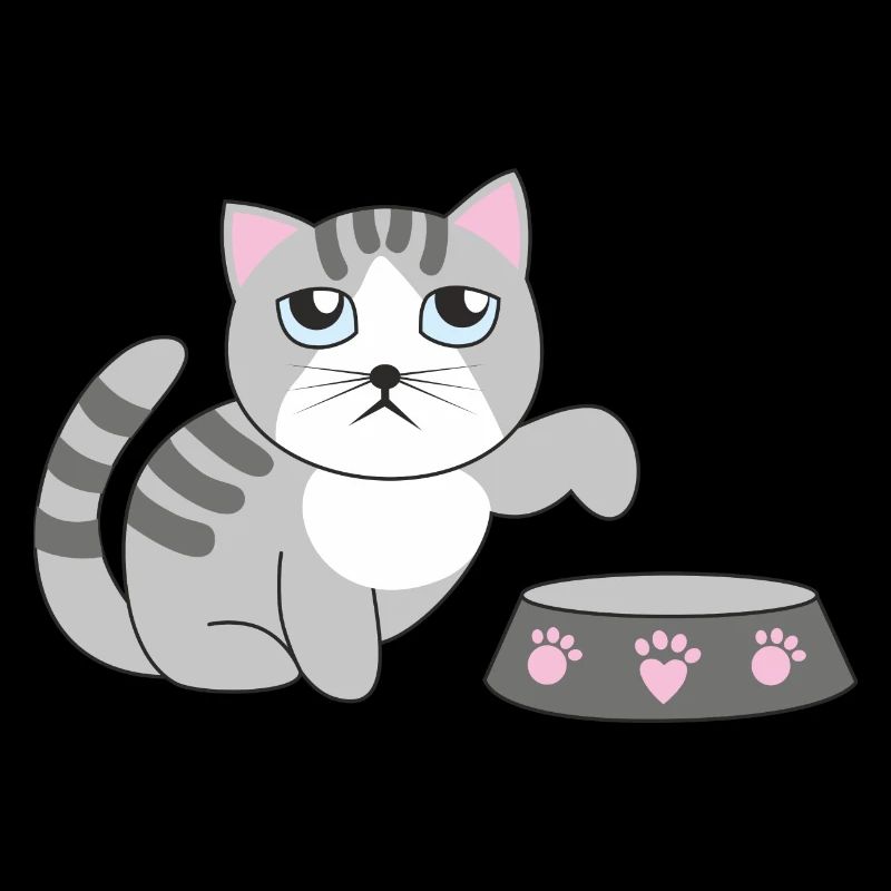 Hungrige Katze
