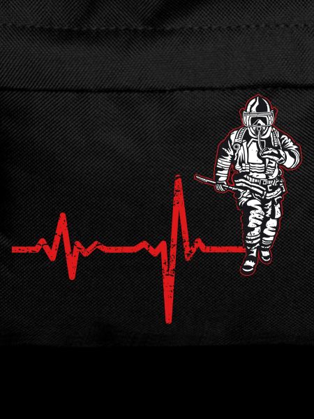 Shirt Gift Heartbeat Fire Department