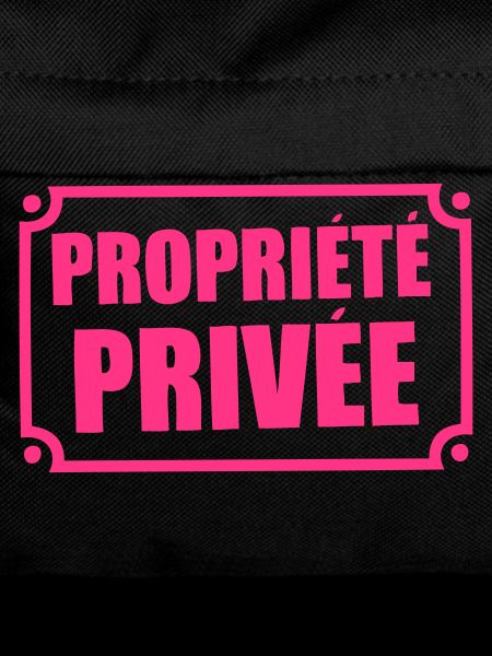 sign private property