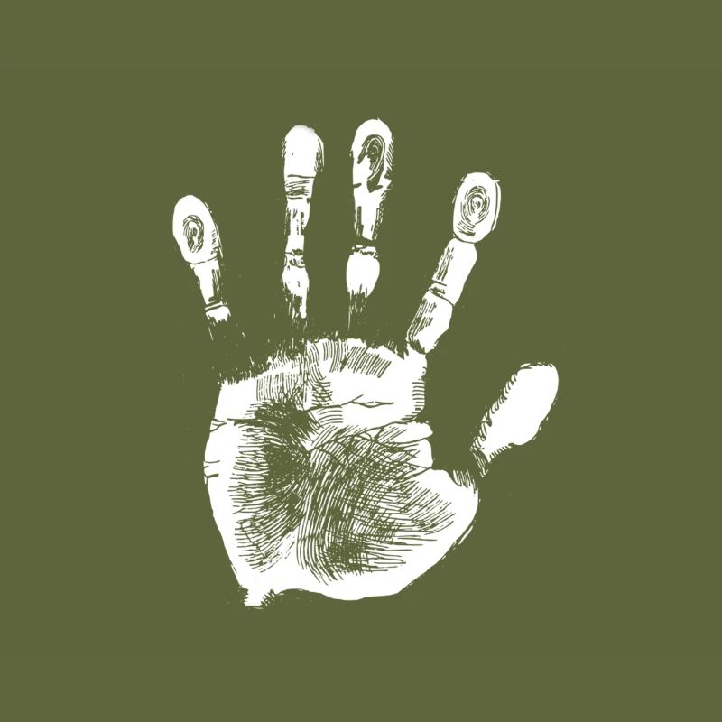 White hand. gift