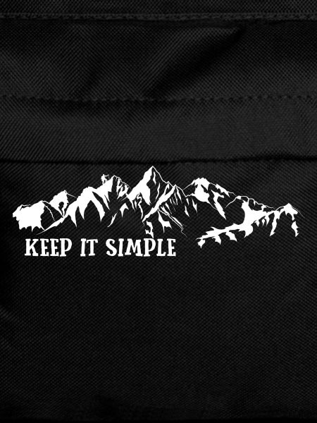 keep it simple mountains hiking