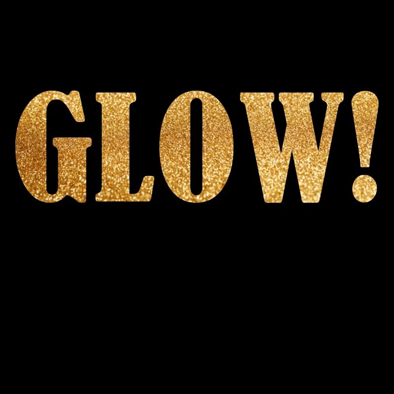 Glow paillettes mot mode mode idée de cadeau