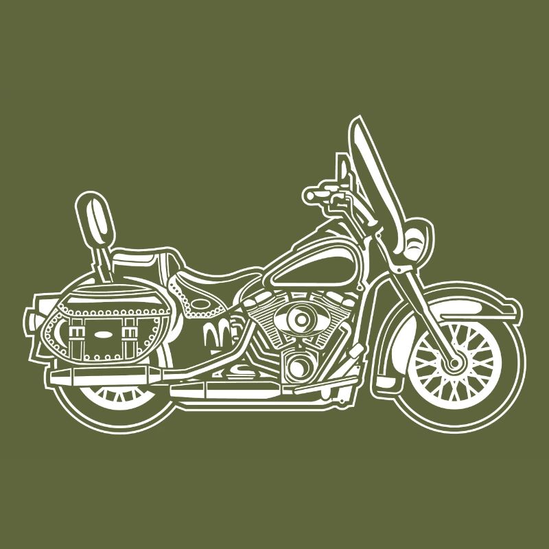 Chopper / motorcycle 06_white