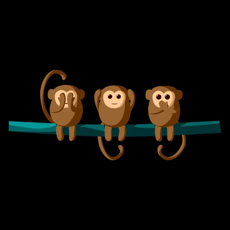 3 Baby Monkeys
