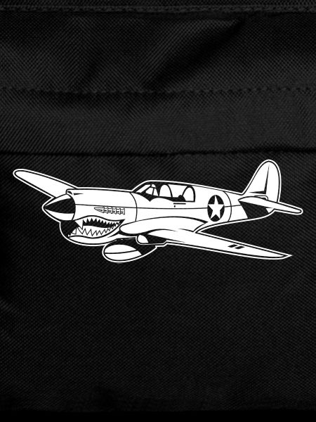 Fighter plane / warplane Warhawk 02_weiß