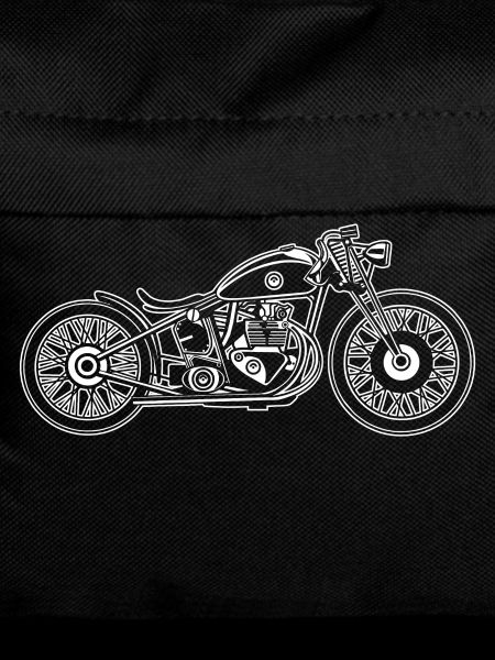 Chopper / Bobber motorcycle 09_white