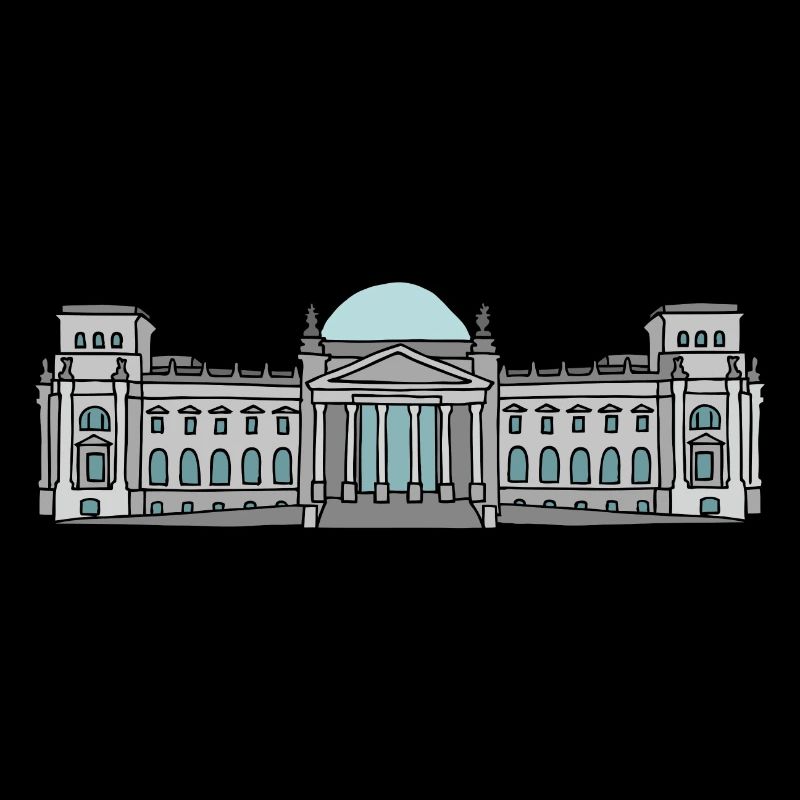 Palais du Reichstag à BERLIN c