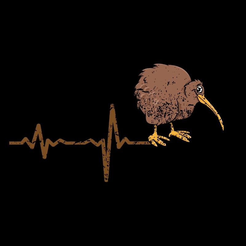 Heartbeat Kiwi NZ Neuseeland Geschenk