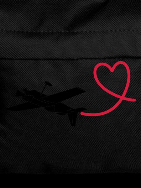 Aerobatic heart fly pilot gift