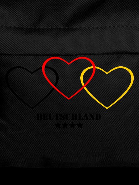 Fanshirt Germany Heart Flag