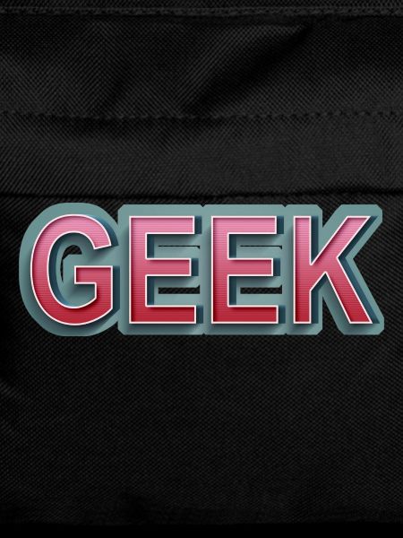 GEEK comic retro lettering