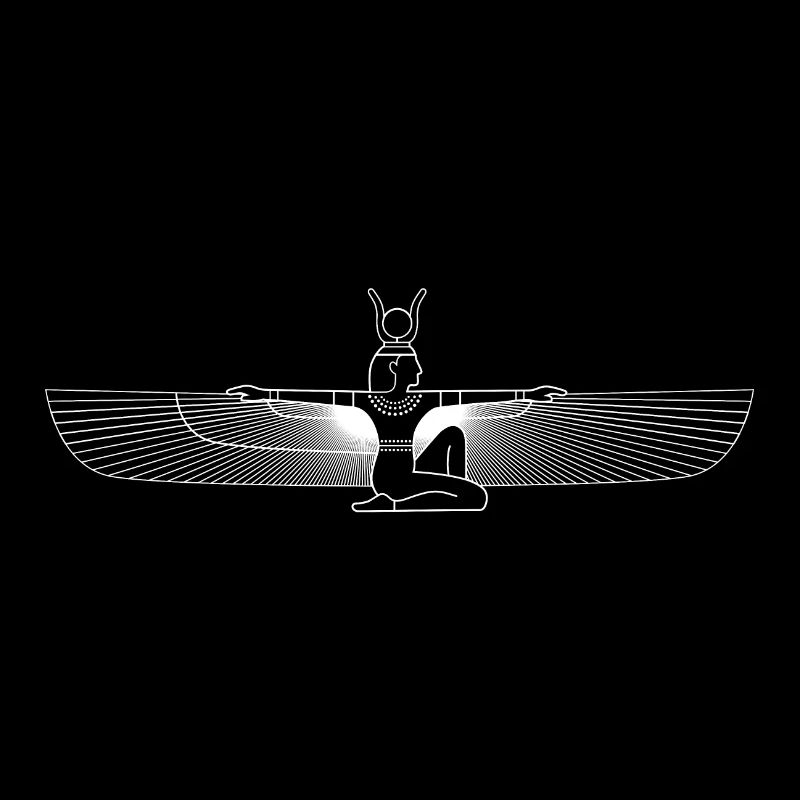 Egyptian Goddess in black