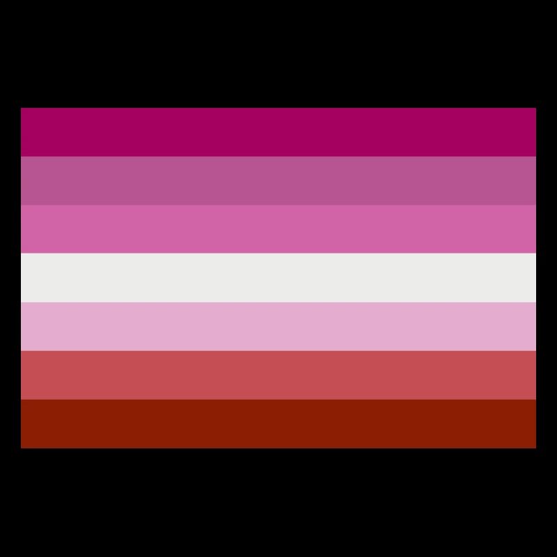 Drapeau de la fierté lesbienne