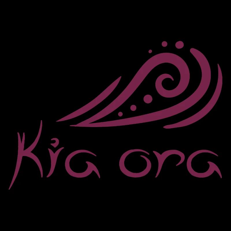 "Kia ora" waves design Maori Hello gift idea