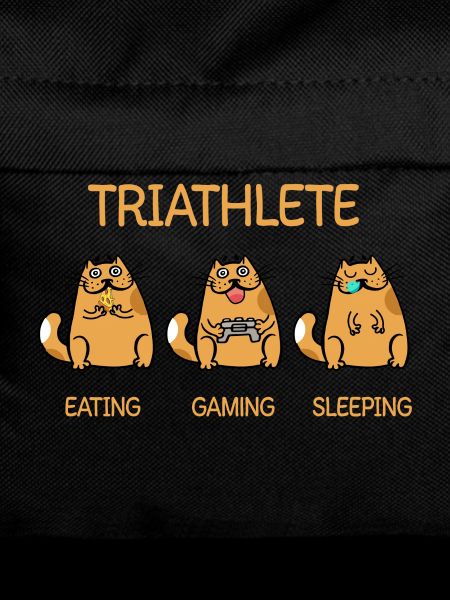 Triathlete - Eating Gaming Sleeping - Cat
