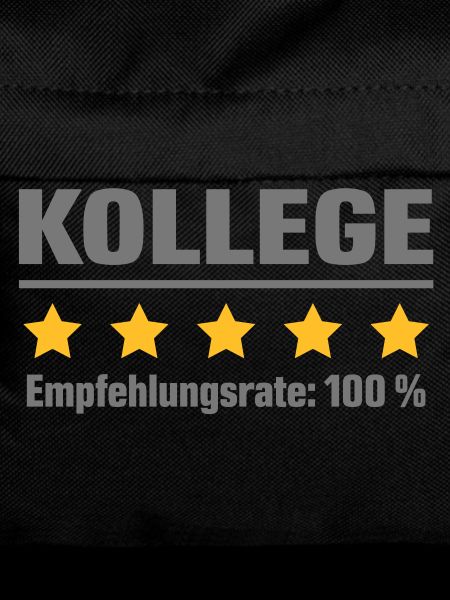 Recommended 100 percent - colleague