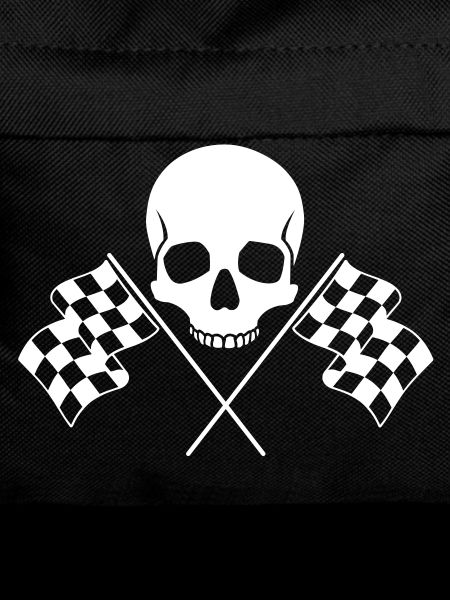 Skull Checkered Flags