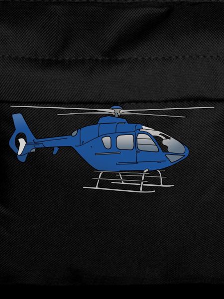 Blue helicopter