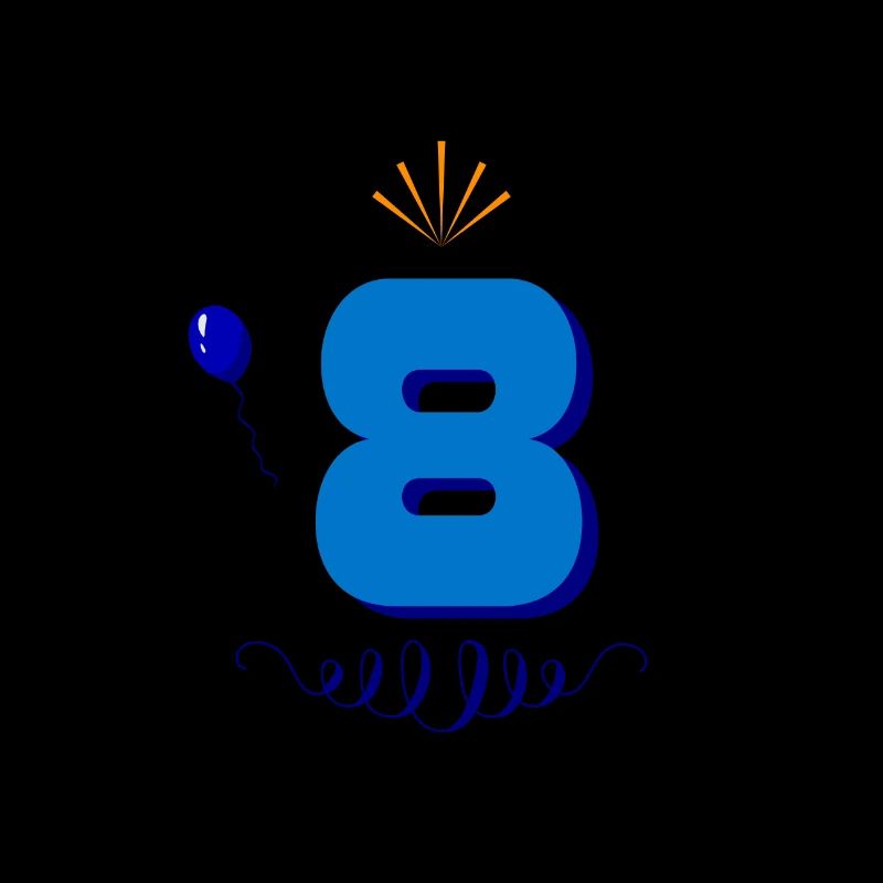 8. Geburtstag Junge