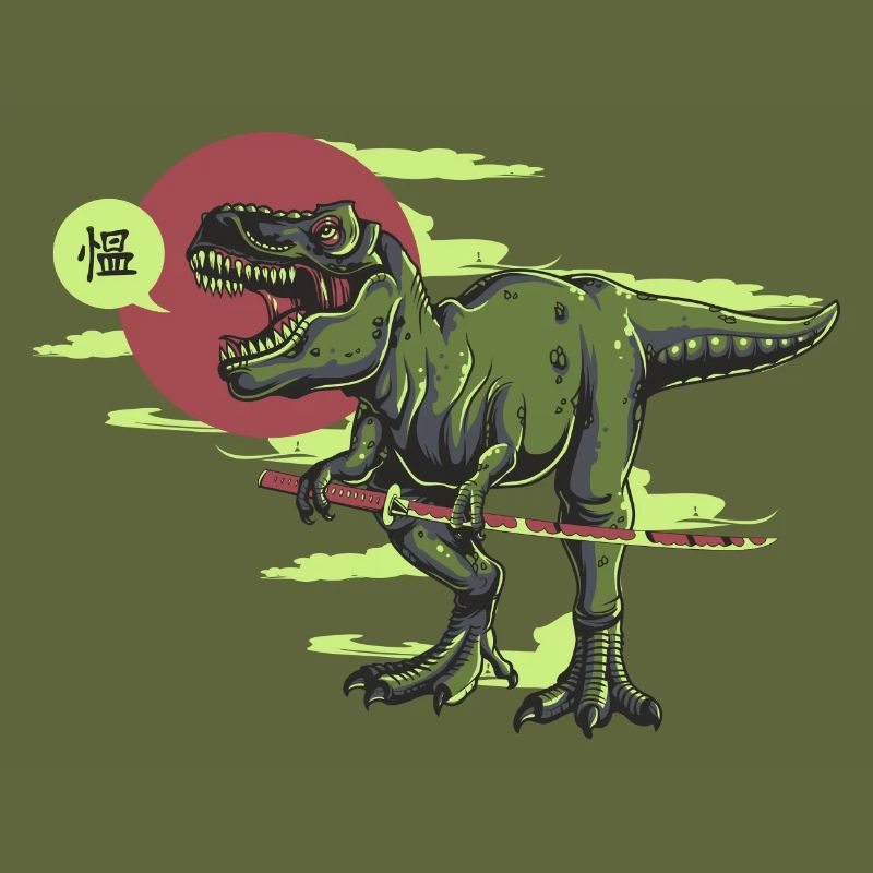 Samurai Rex Dinosaurier