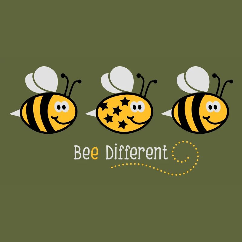 Be different - be yourself - Biene - Bee - 3C