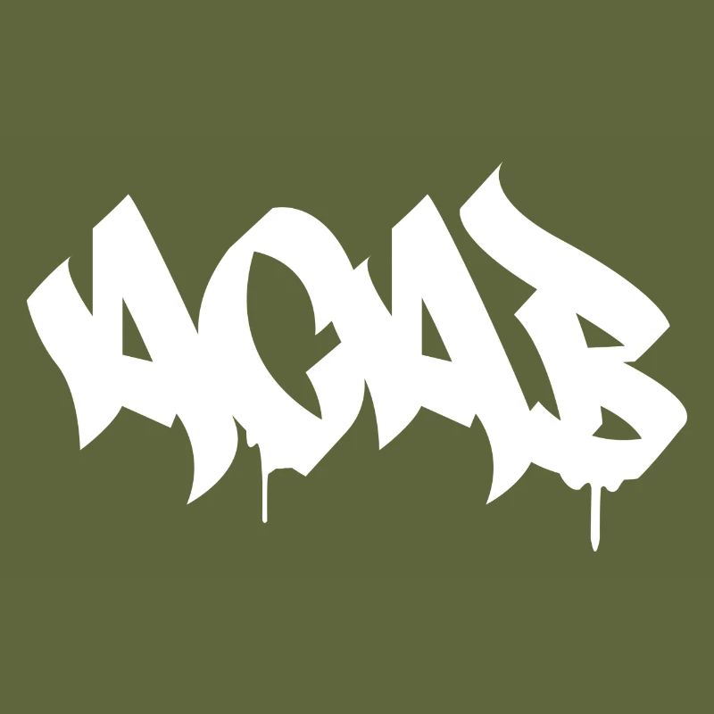 Tag graffiti ACAB