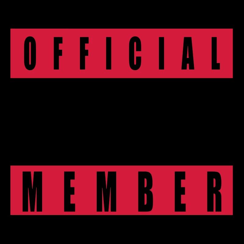 Cool Official Crew Member Team Logo