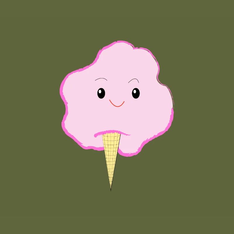 Fröhliche Zuckerwatte - Eis - Geschenkidee