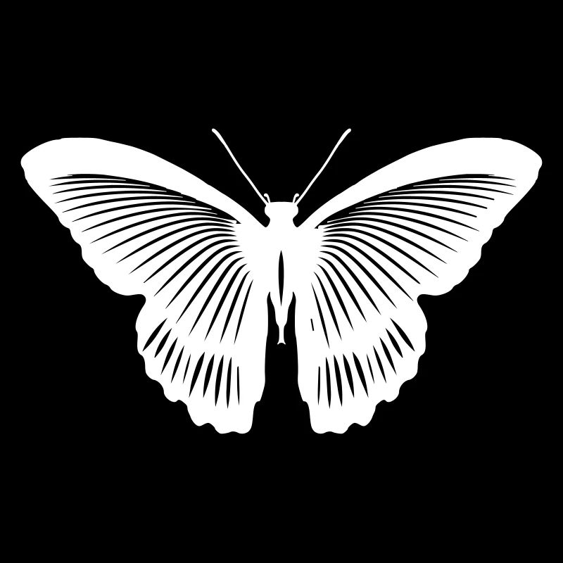 style d'encre couleur papillon