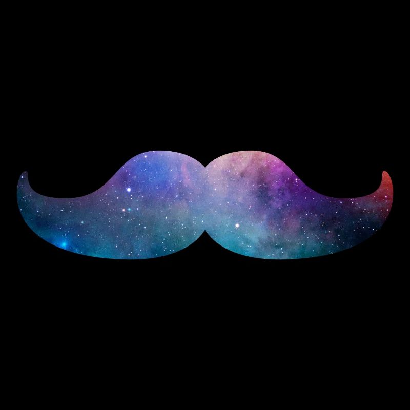Moustache Galaxy Space