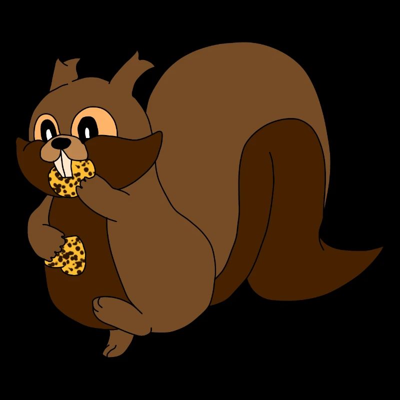 Squirrel biscuit sweet