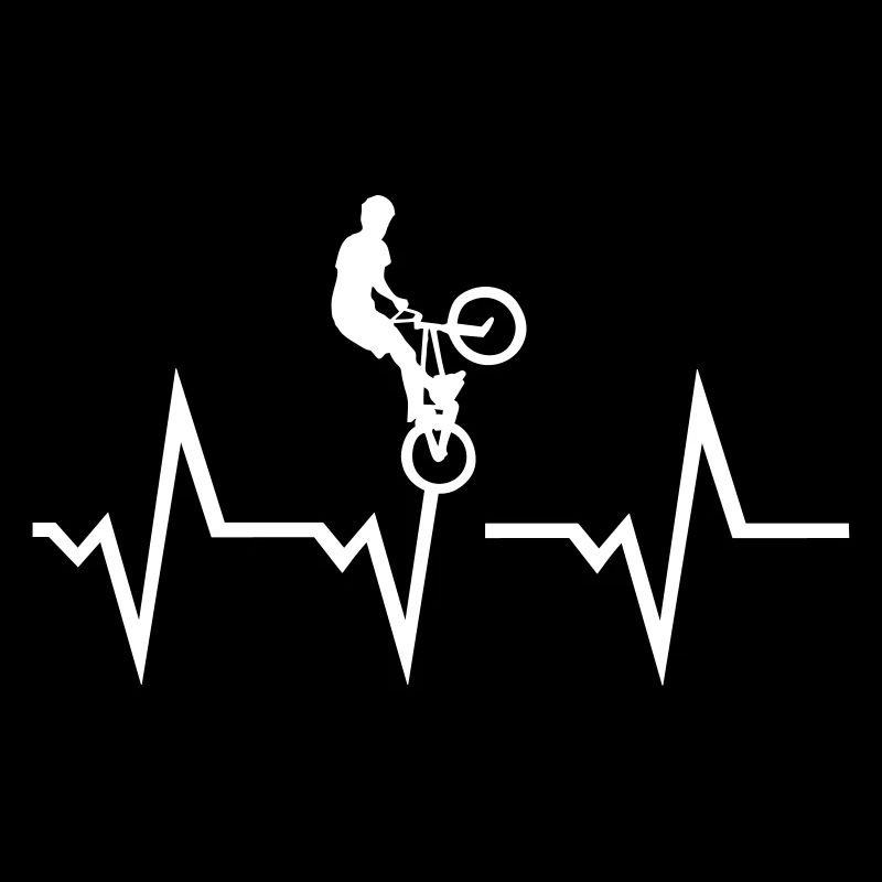 BMX biker & ECG Heartbeat