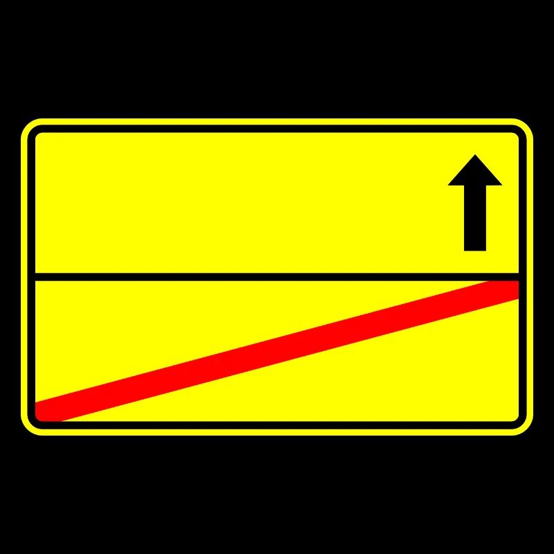 Panneau de signalisation modèle