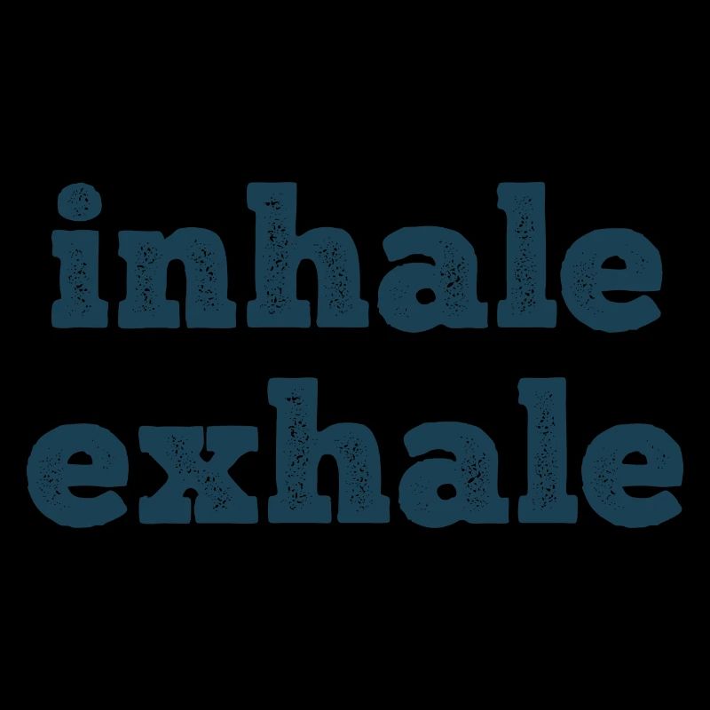 Breathing inhale exhale
