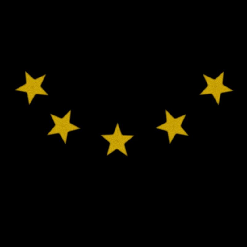 5 stars golden