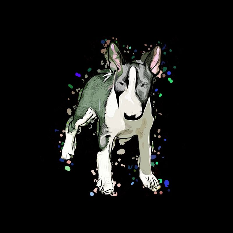 Miniature Bull Terrier Comic