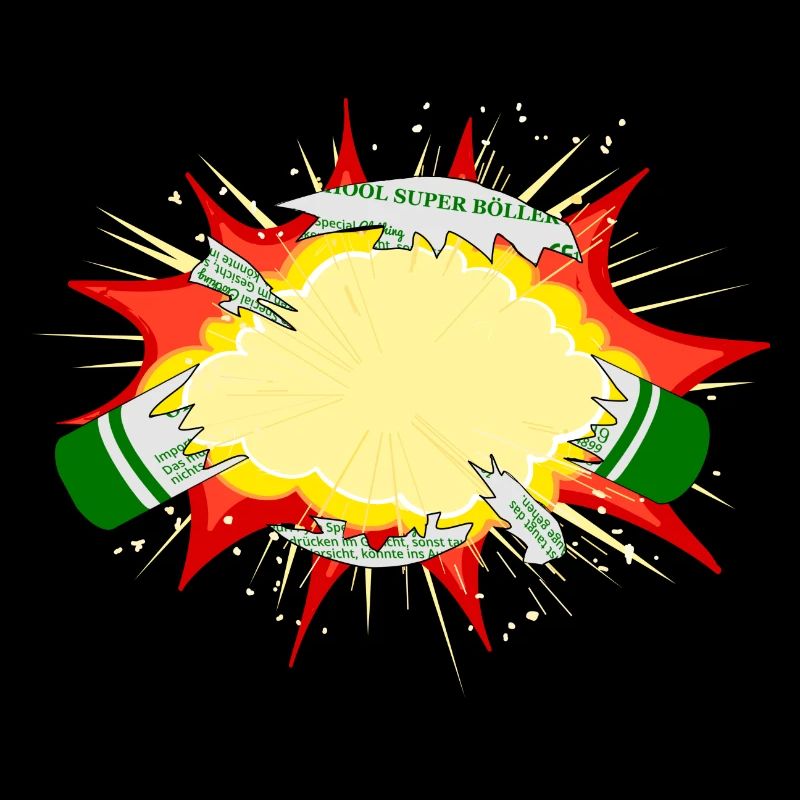 Böller Explodes Fireworks Pyro