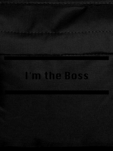 Ich bin der Boss
