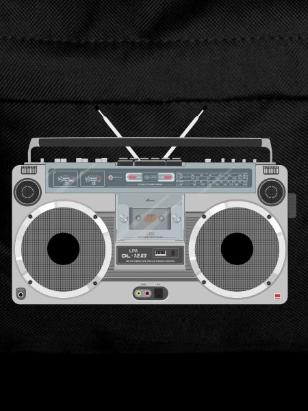 Ghetto blaster retro