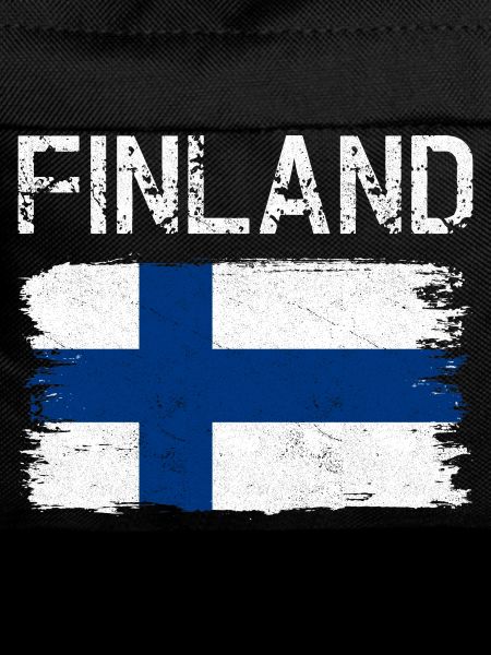 Finland Flag Distressed Brush