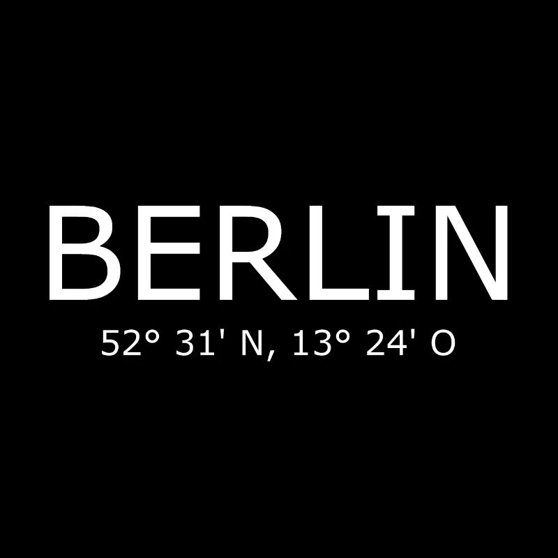 Berlin Coordinates - Germany Brandenburg Gate
