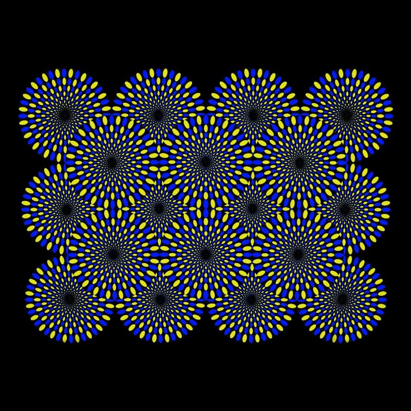 Optische Täuschung Optical illusion Psychedelisch