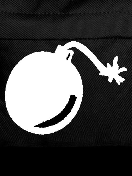 Bomb simple blanc